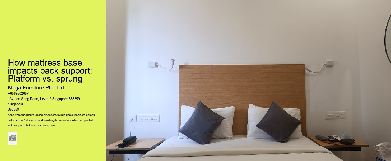 How mattress base impacts back support: Platform vs. sprung