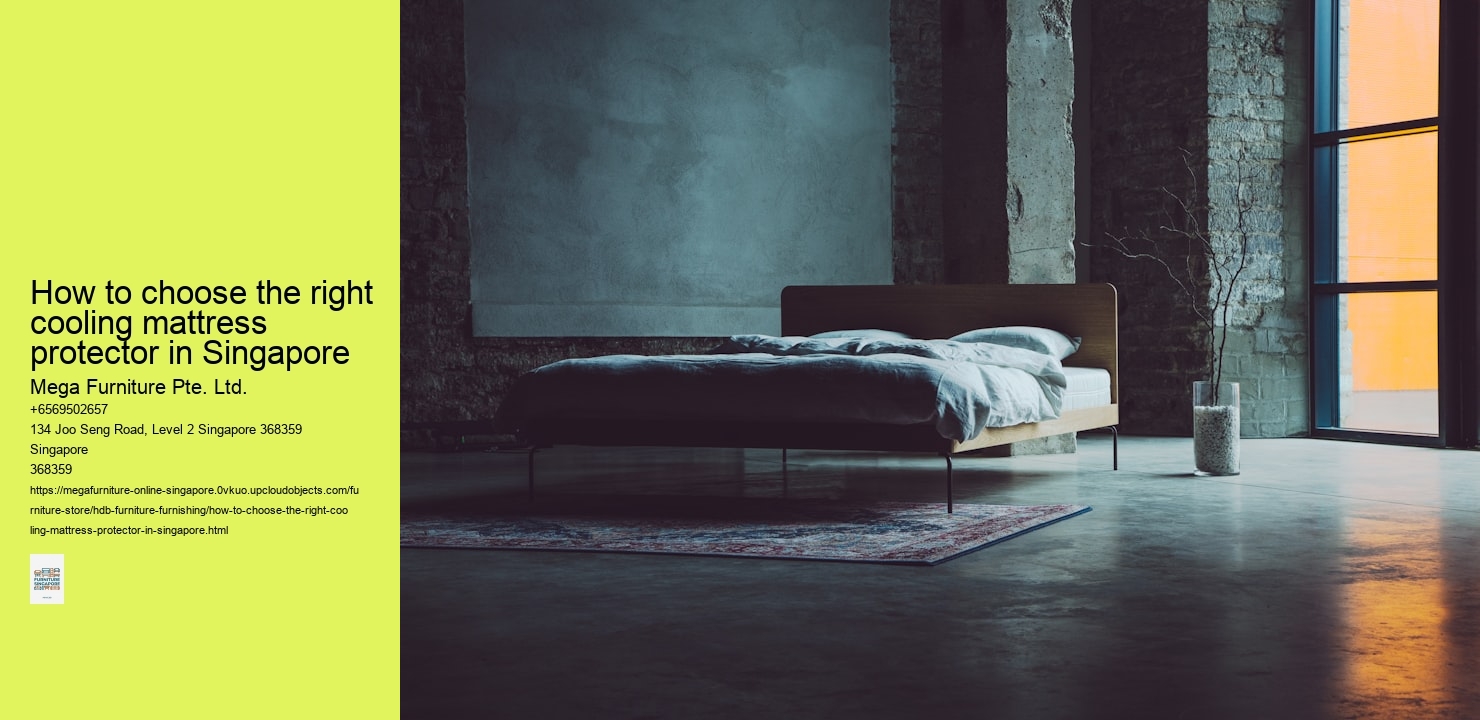How to choose the right cooling mattress protector in Singapore