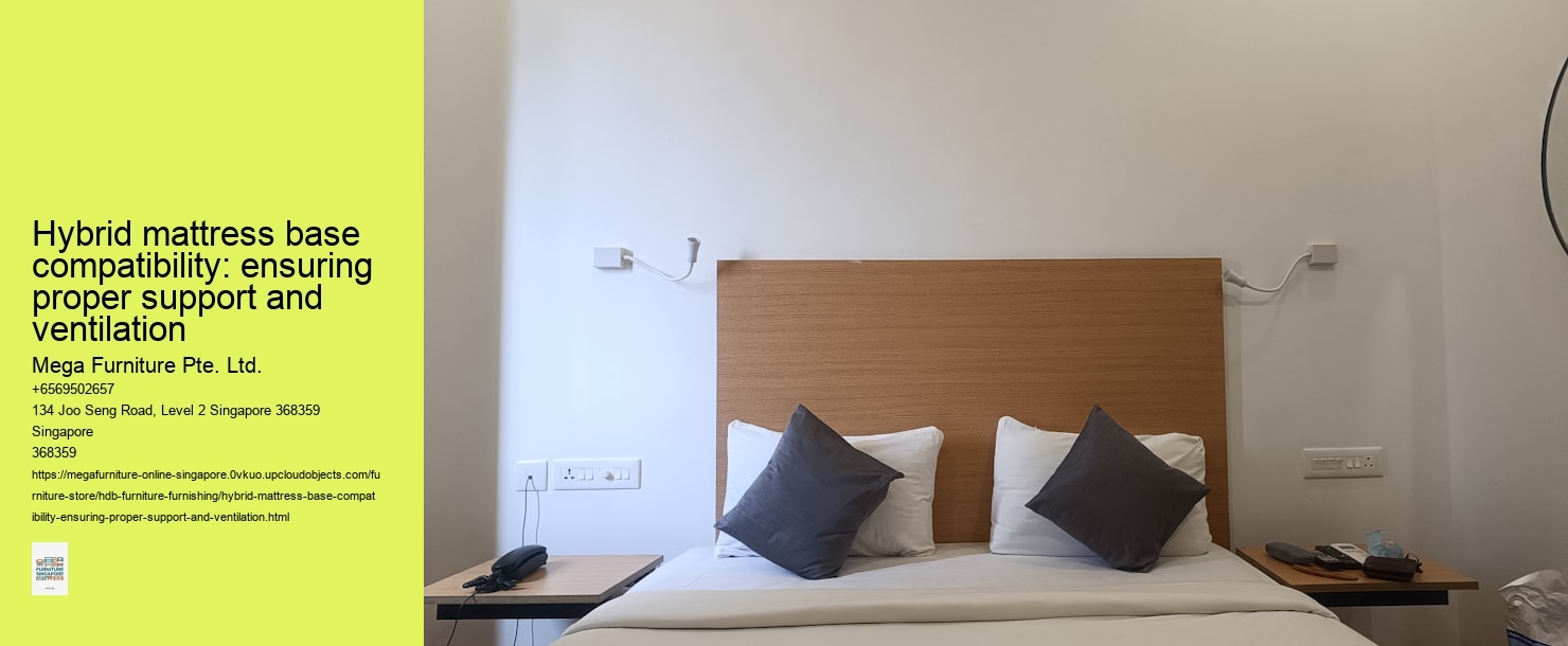 Hybrid mattress base compatibility: ensuring proper support and ventilation