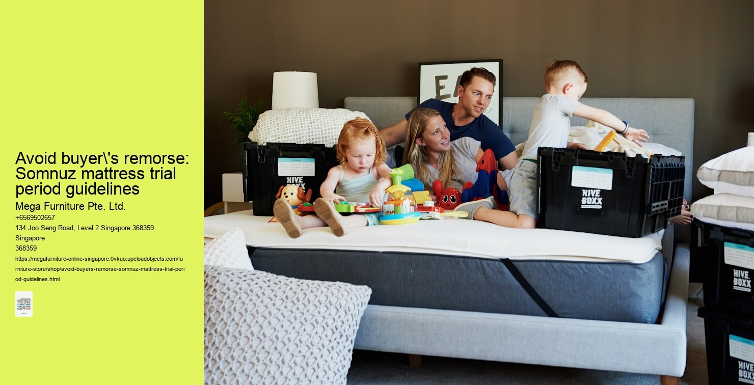 Avoid buyer's remorse: Somnuz mattress trial period guidelines