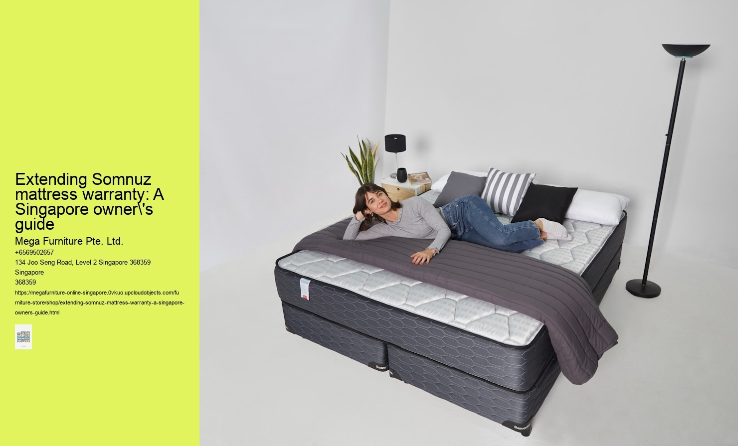 Extending Somnuz mattress warranty: A Singapore owner's guide
