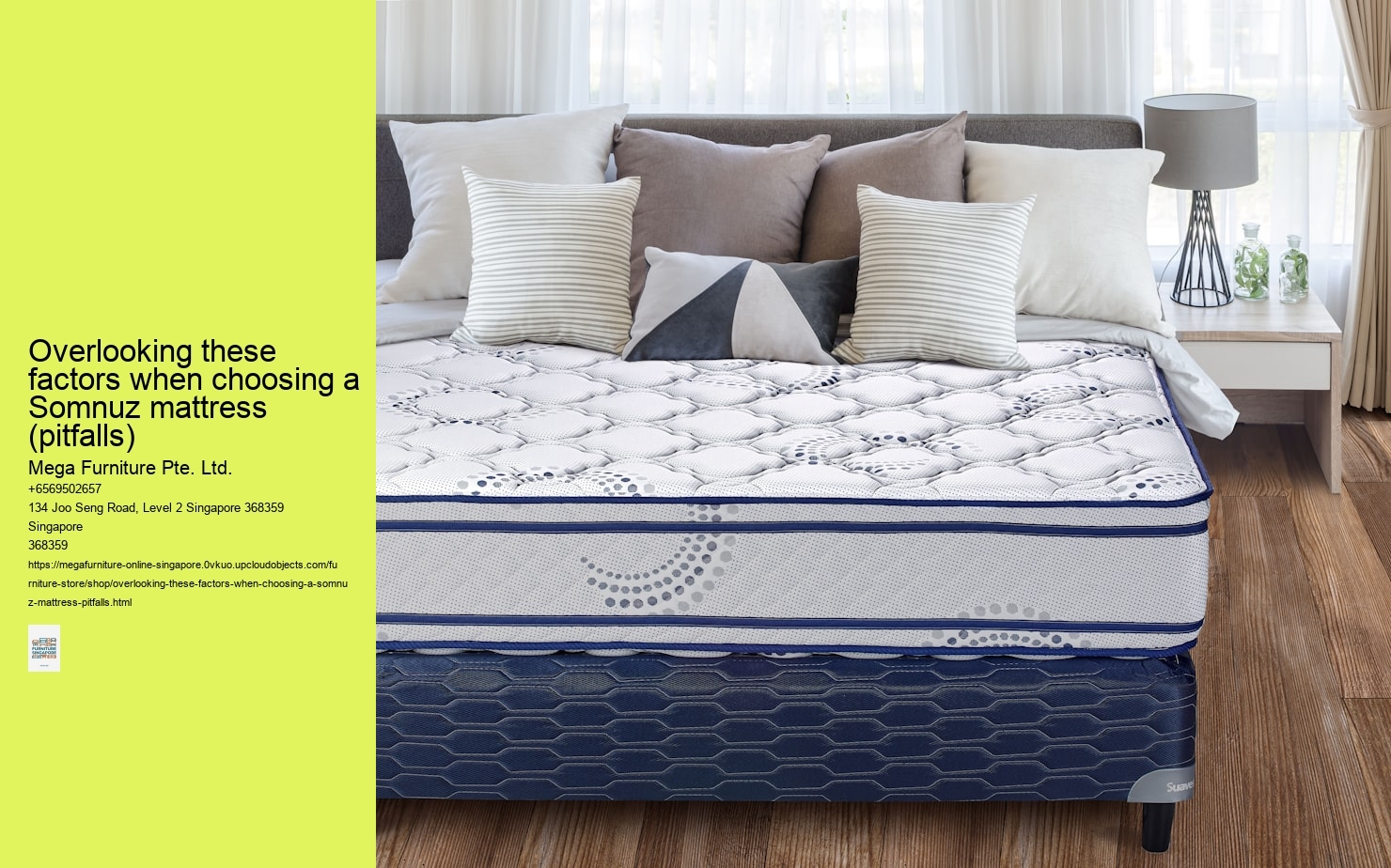 Overlooking these factors when choosing a Somnuz mattress (pitfalls)