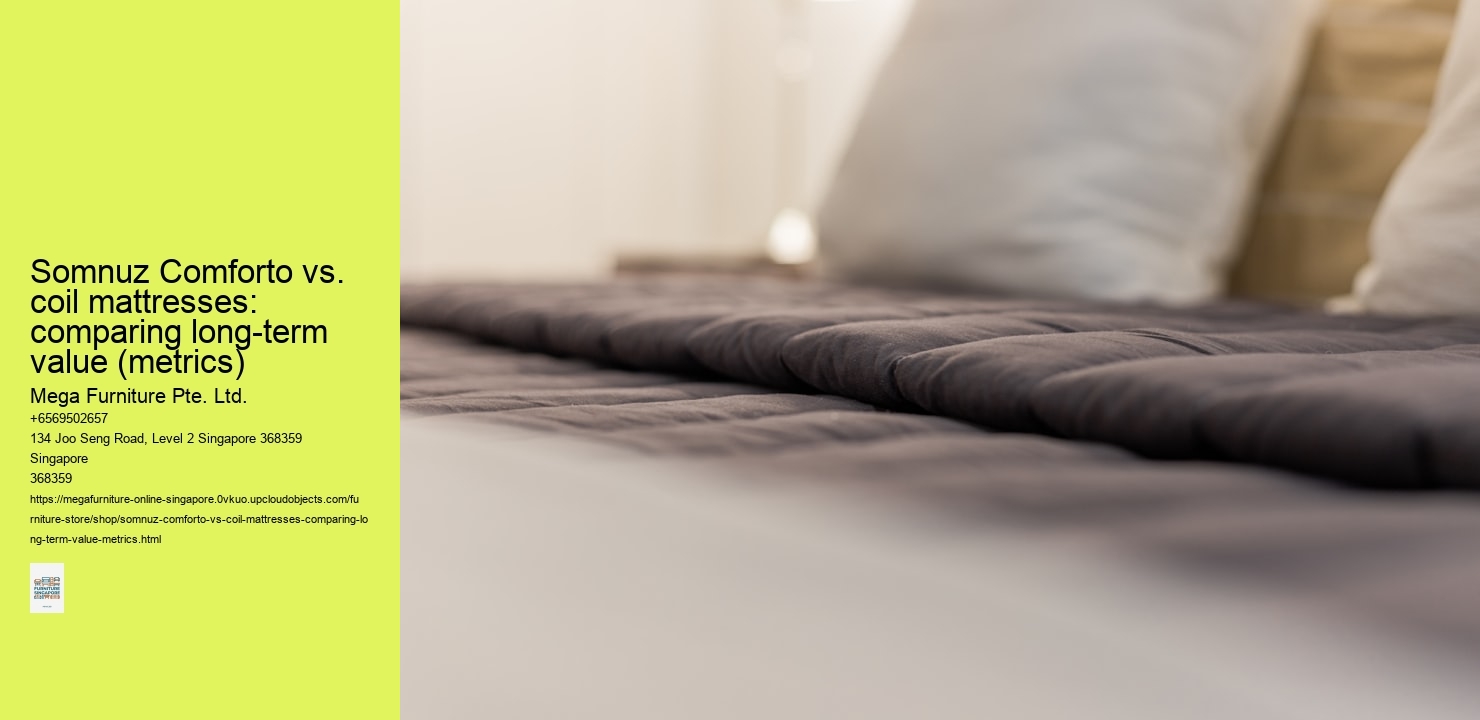 Somnuz Comforto vs. coil mattresses: comparing long-term value (metrics)