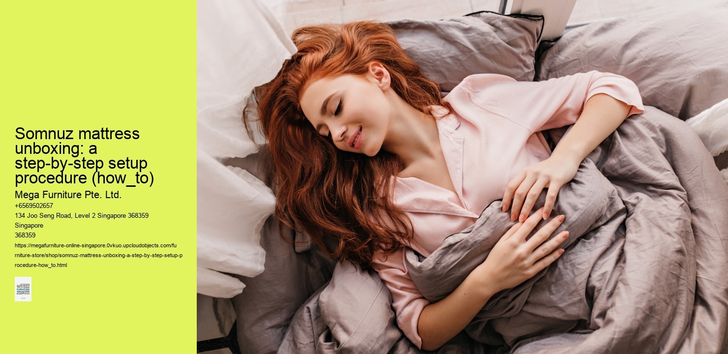 Somnuz mattress unboxing: a step-by-step setup procedure (how_to)
