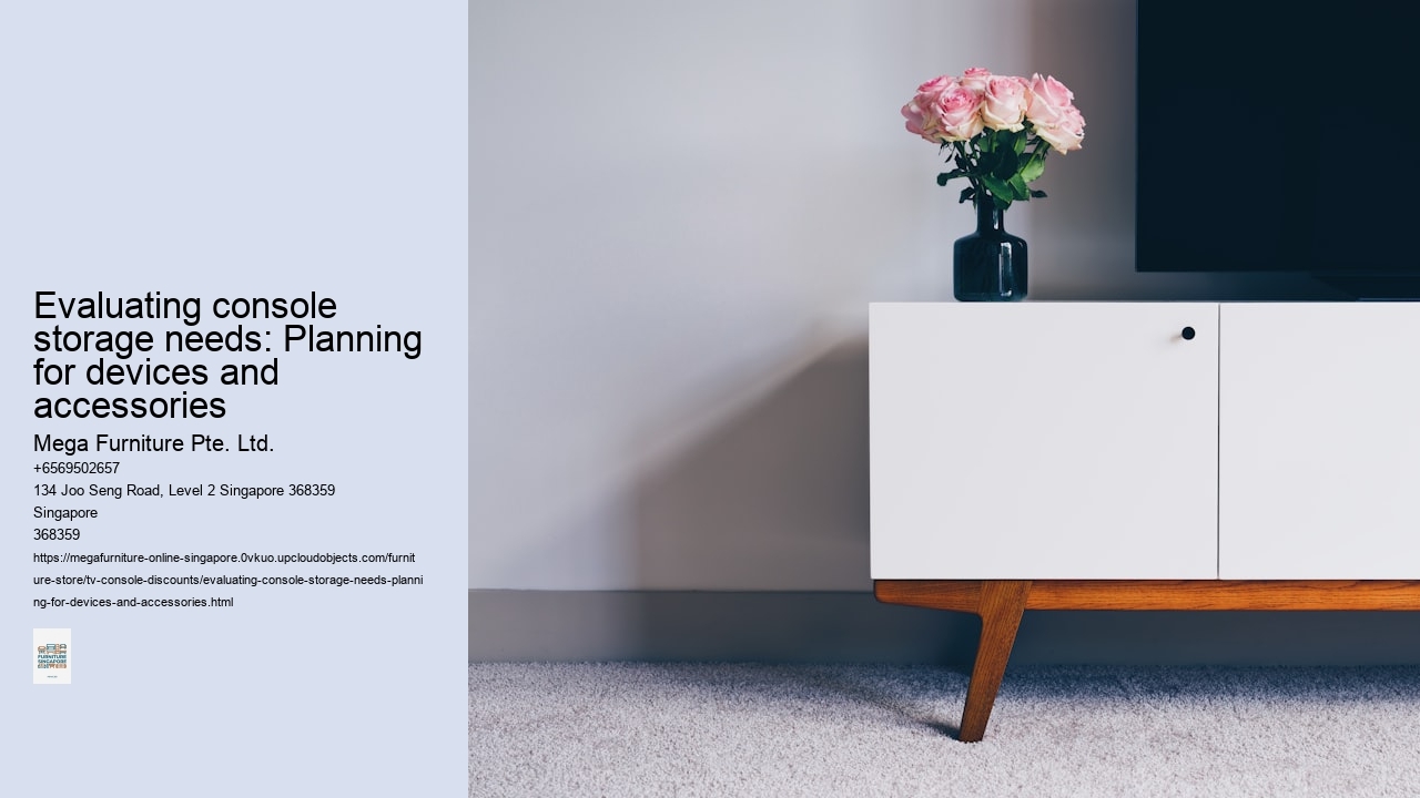 Evaluating console storage needs: Planning for devices and accessories