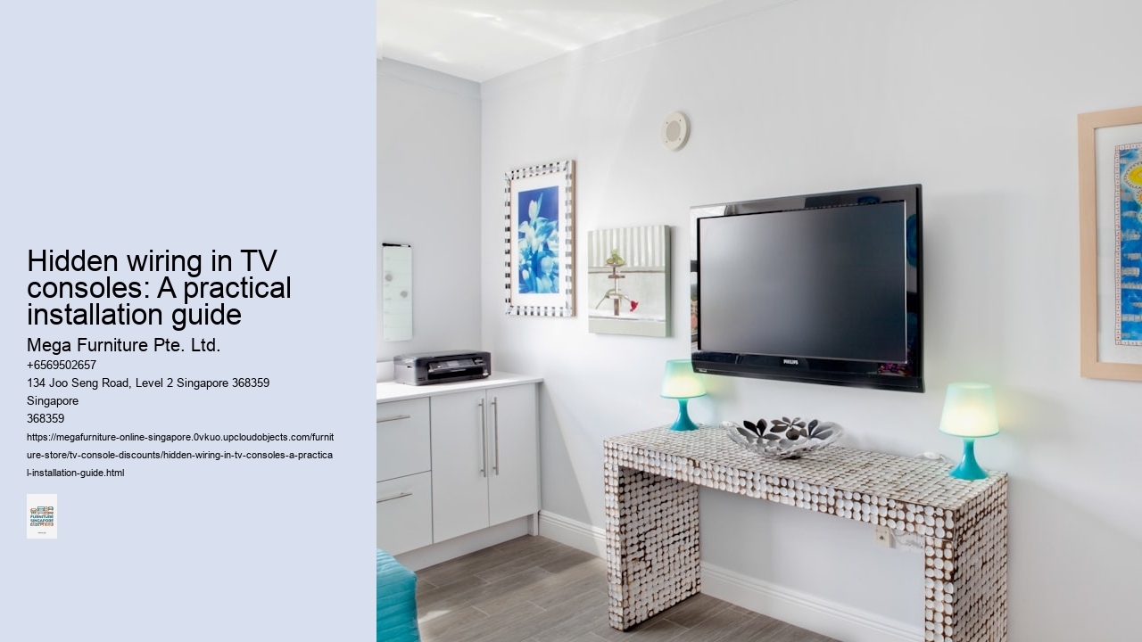 Hidden wiring in TV consoles: A practical installation guide