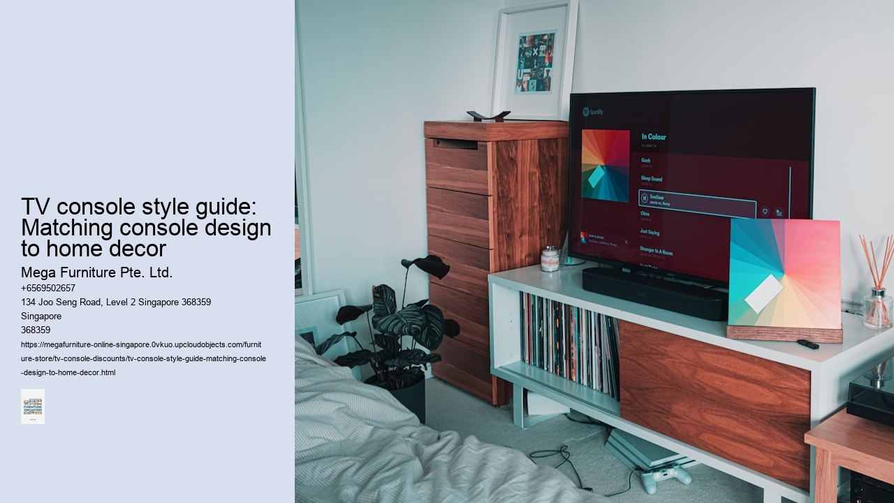 TV console style guide: Matching console design to home decor