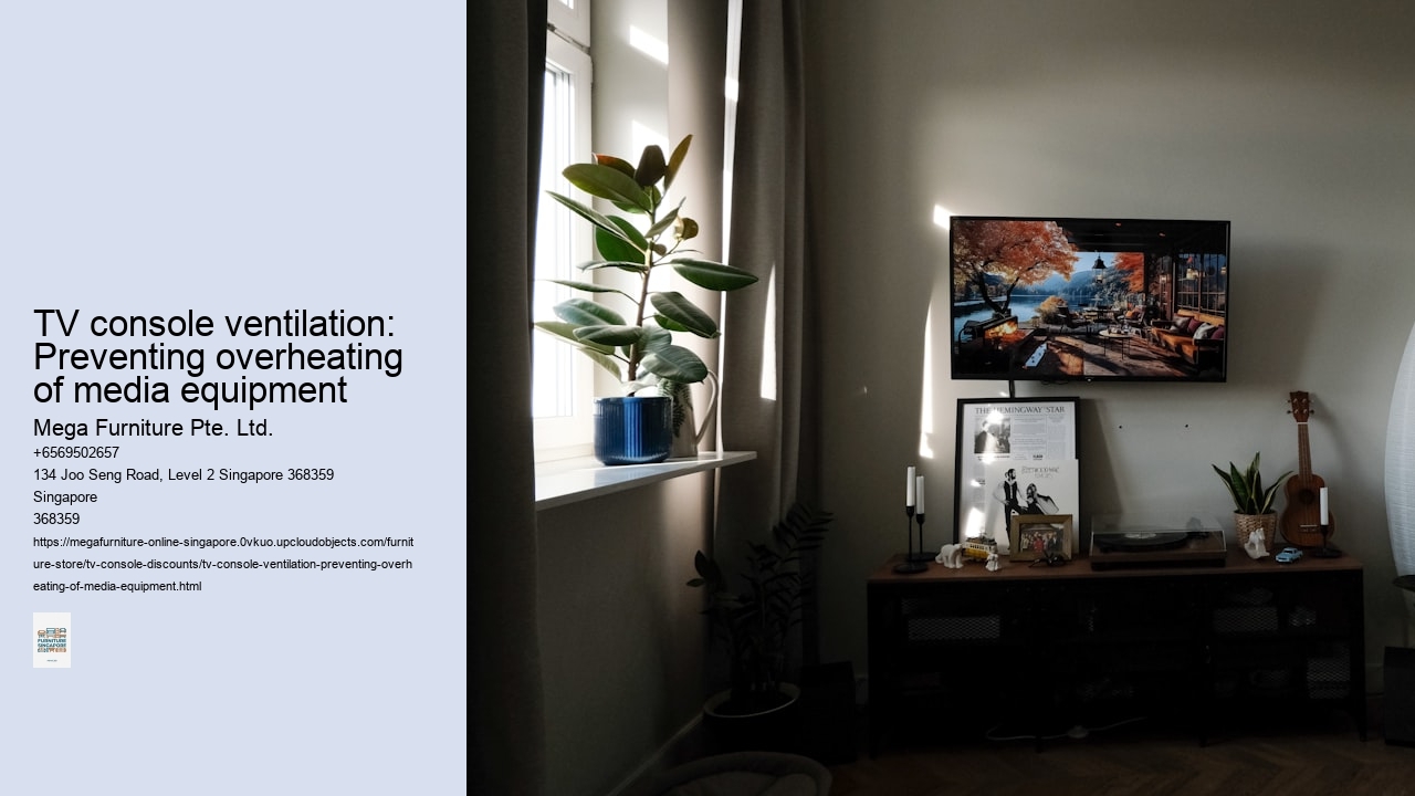 TV console ventilation: Preventing overheating of media equipment